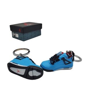 Jordan 4 Retro Cactus Jack Keychain Set with box! 💙